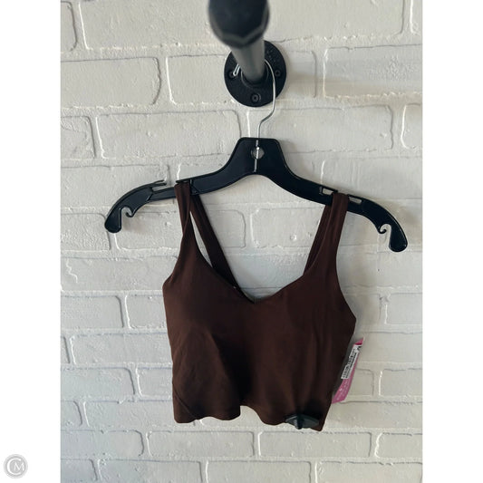 Athletic Tank Top By Lululemon In Brown, Size: Xs