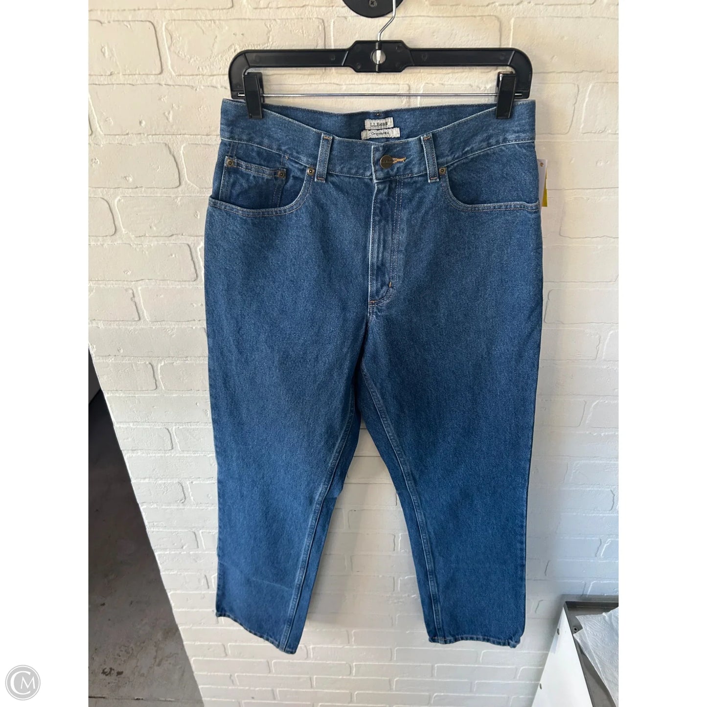 Jeans Straight By L.l. Bean In Blue Denim, Size: 10