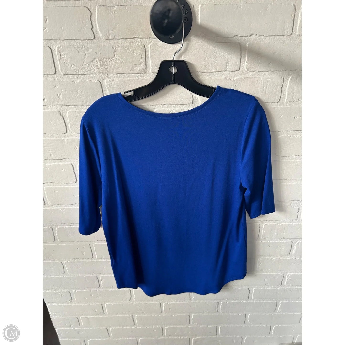 Top Short Sleeve Basic By Cupio In Blue, Size: M