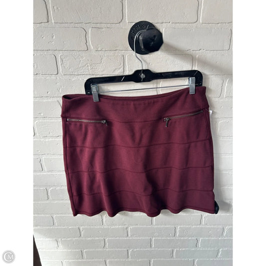 Athletic Skirt By Athleta In Red, Size: 12