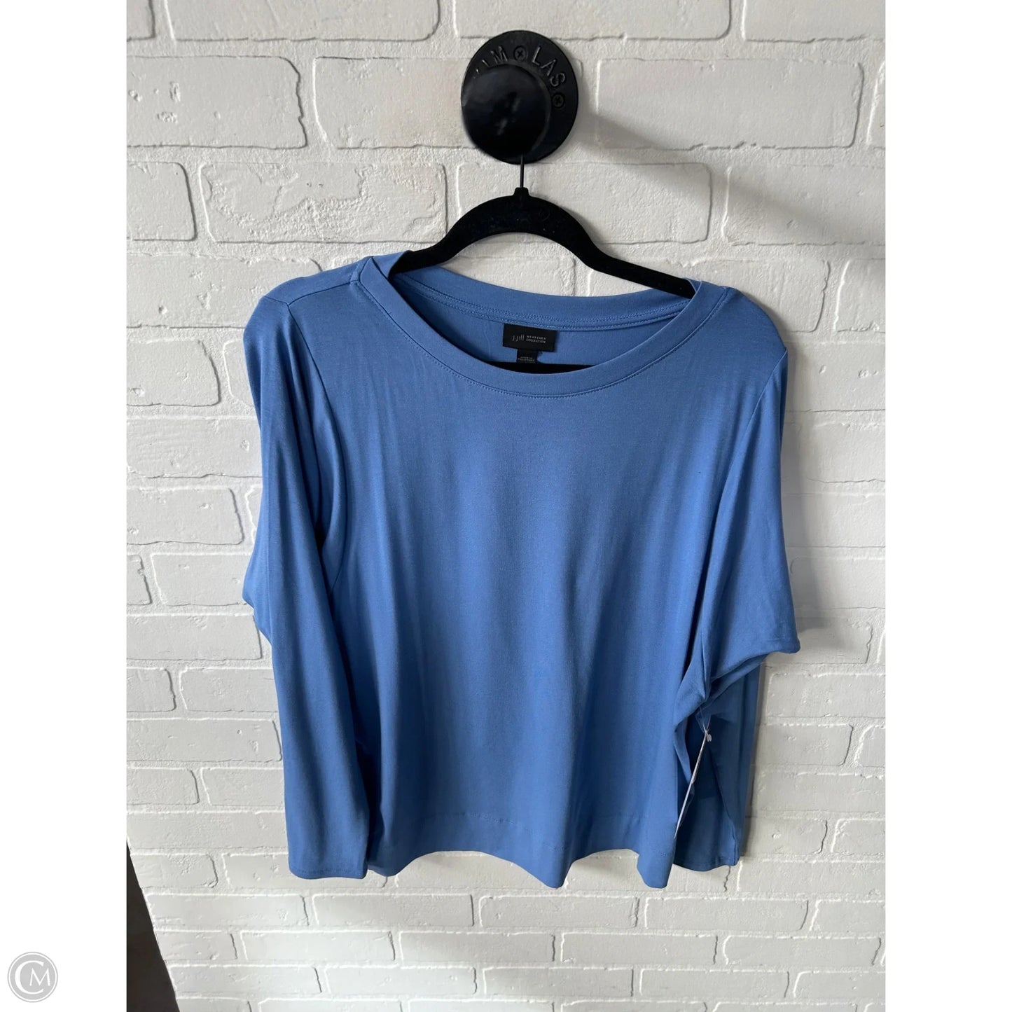 Top Long Sleeve Basic By J. Jill In Blue, Size: S