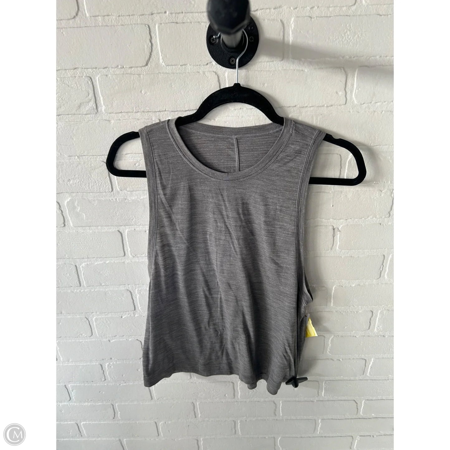 Athletic Tank Top By Lululemon In Grey, Size: S