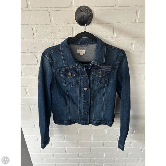 Jacket Denim By Loft In Blue Denim, Size: S