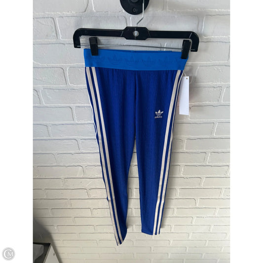 Athletic Leggings By Adidas In Blue, Size: 0