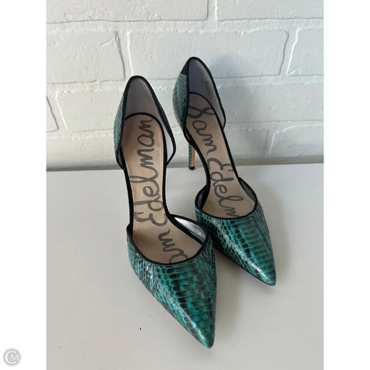 Shoes Heels Stiletto By Sam Edelman In Green, Size: 6