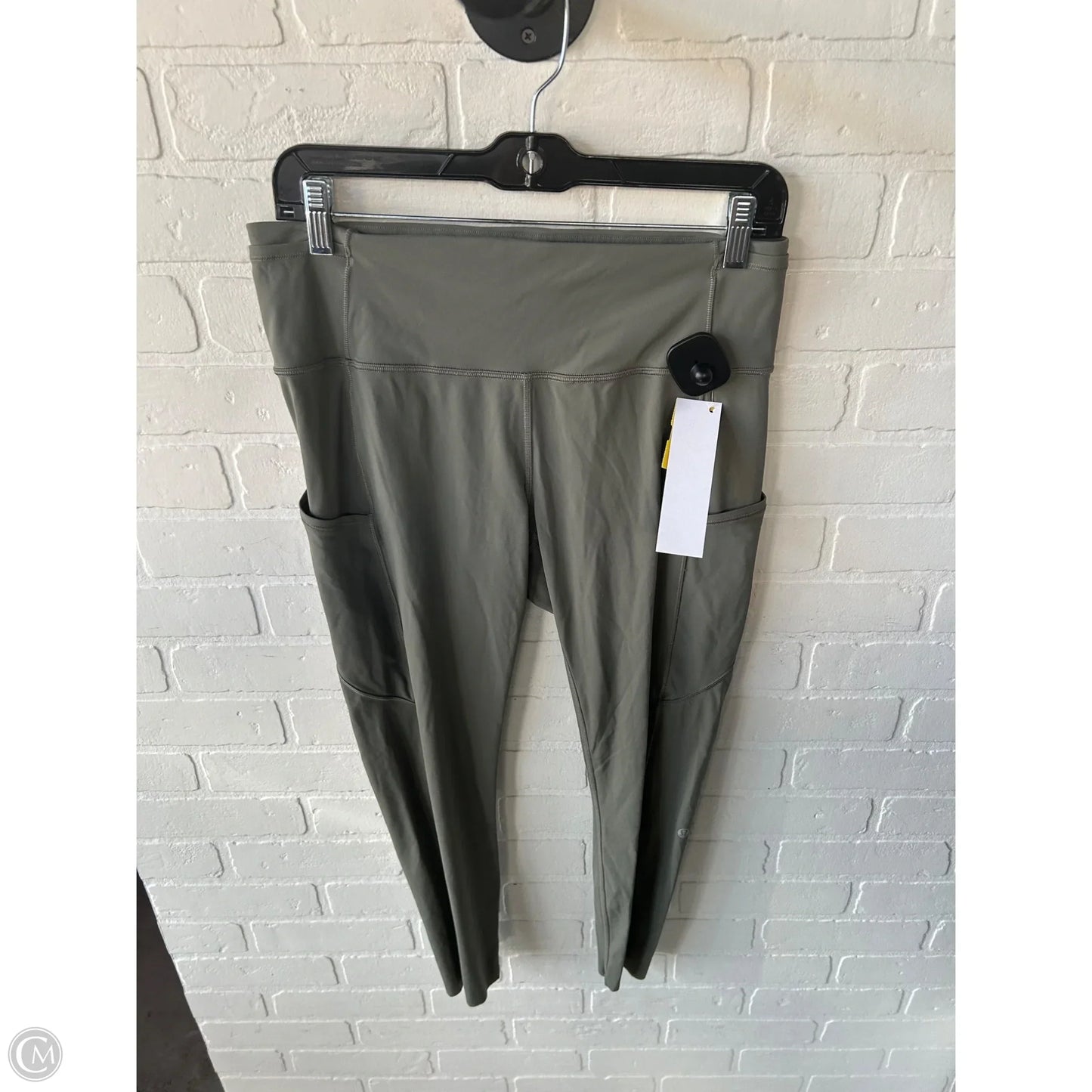 Athletic Leggings By Lululemon In Green, Size: 10