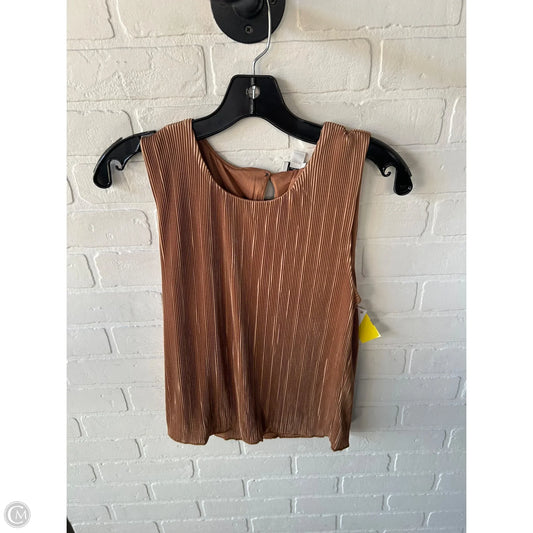 Top Sleeveless By J. Crew In Orange, Size: S