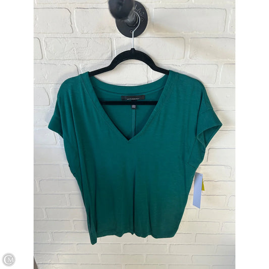 Top Short Sleeve By White House Black Market In Green, Size: M