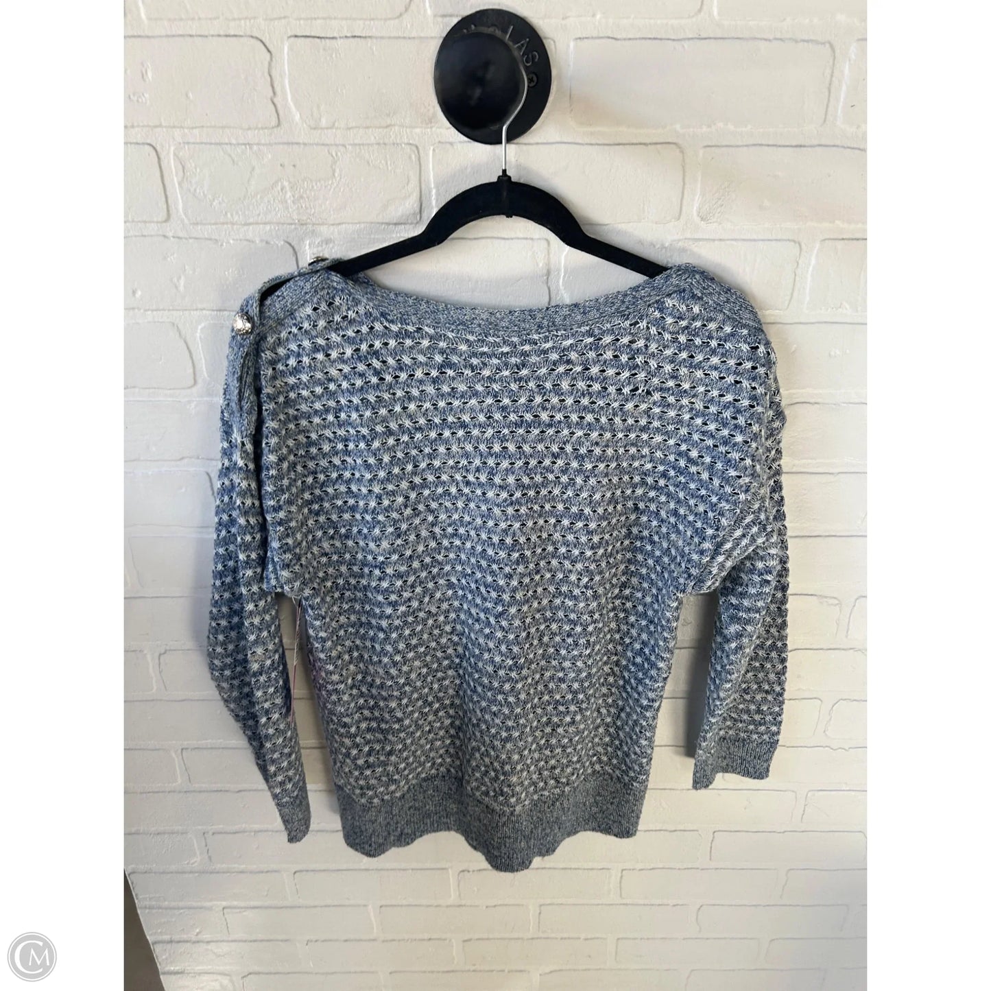 Sweater By White House Black Market In Blue & White, Size: M