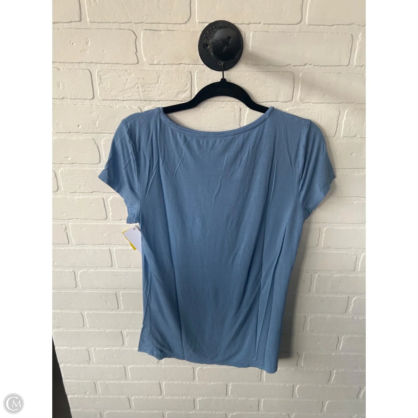 Top Short Sleeve Basic By White House Black Market In Blue, Size: M