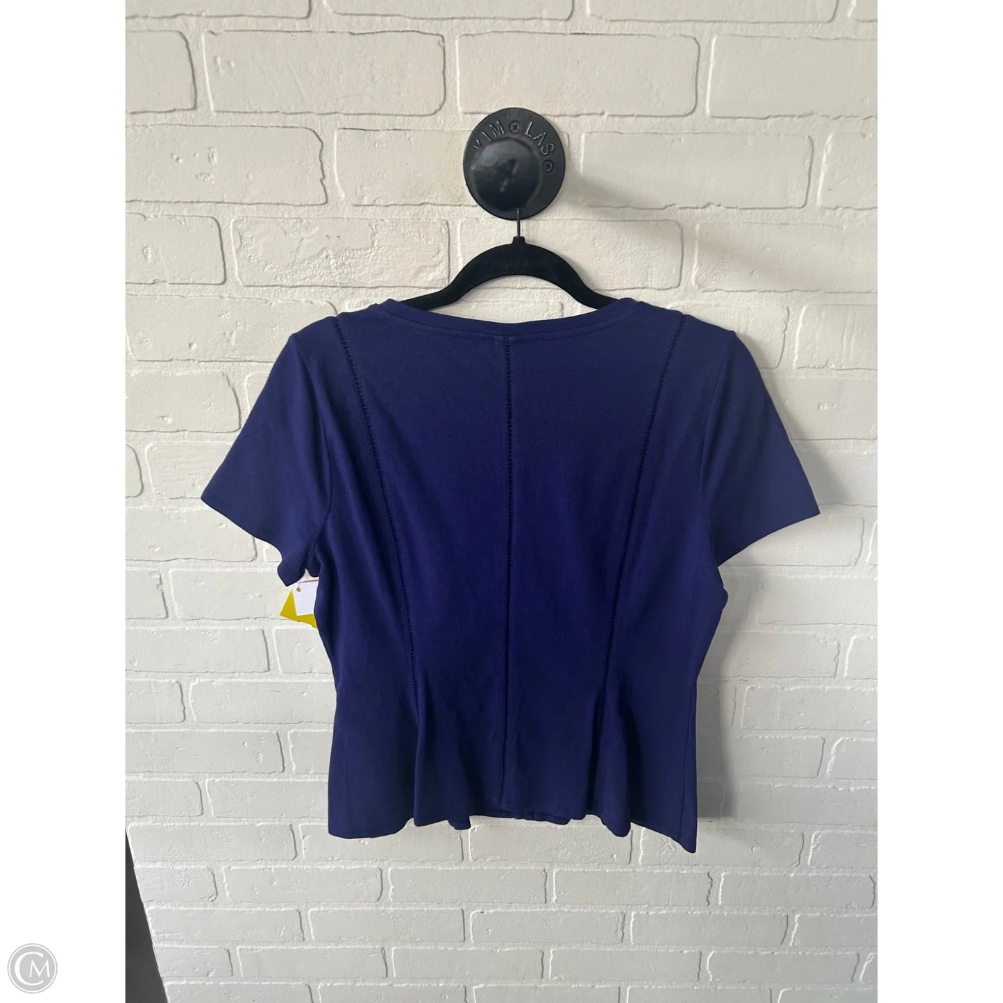 Top Short Sleeve By White House Black Market In Purple, Size: M