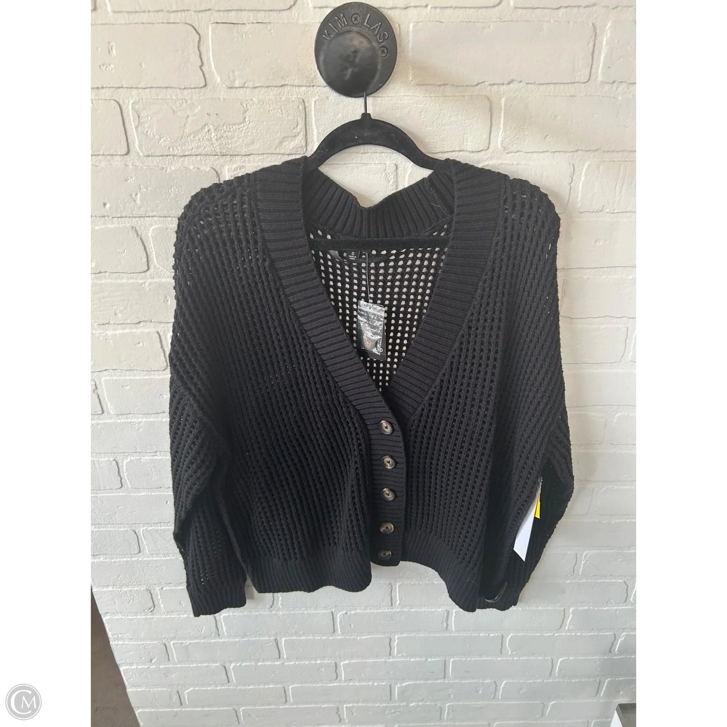 Sweater Cardigan By Torrid In Black, Size: L