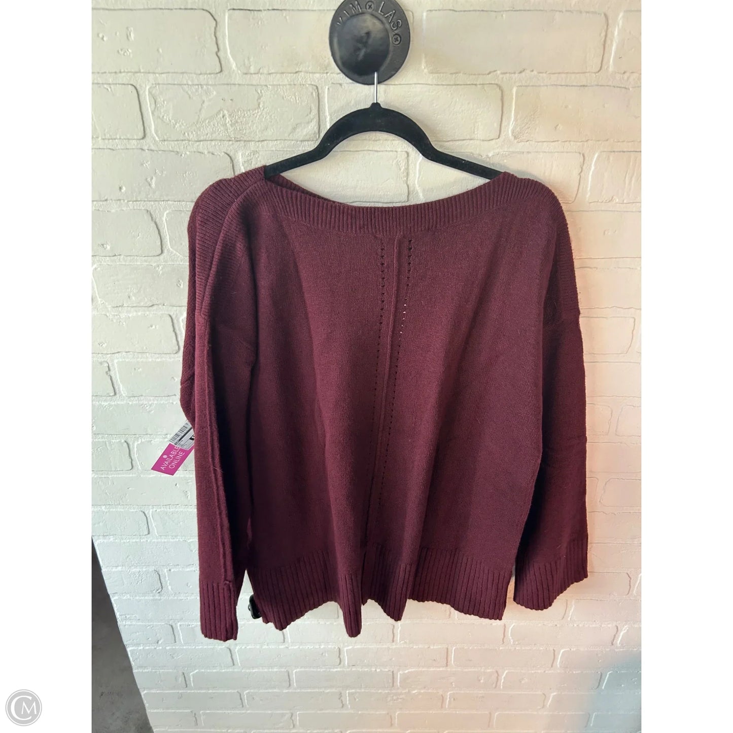 Sweater By Loft In Red, Size: L