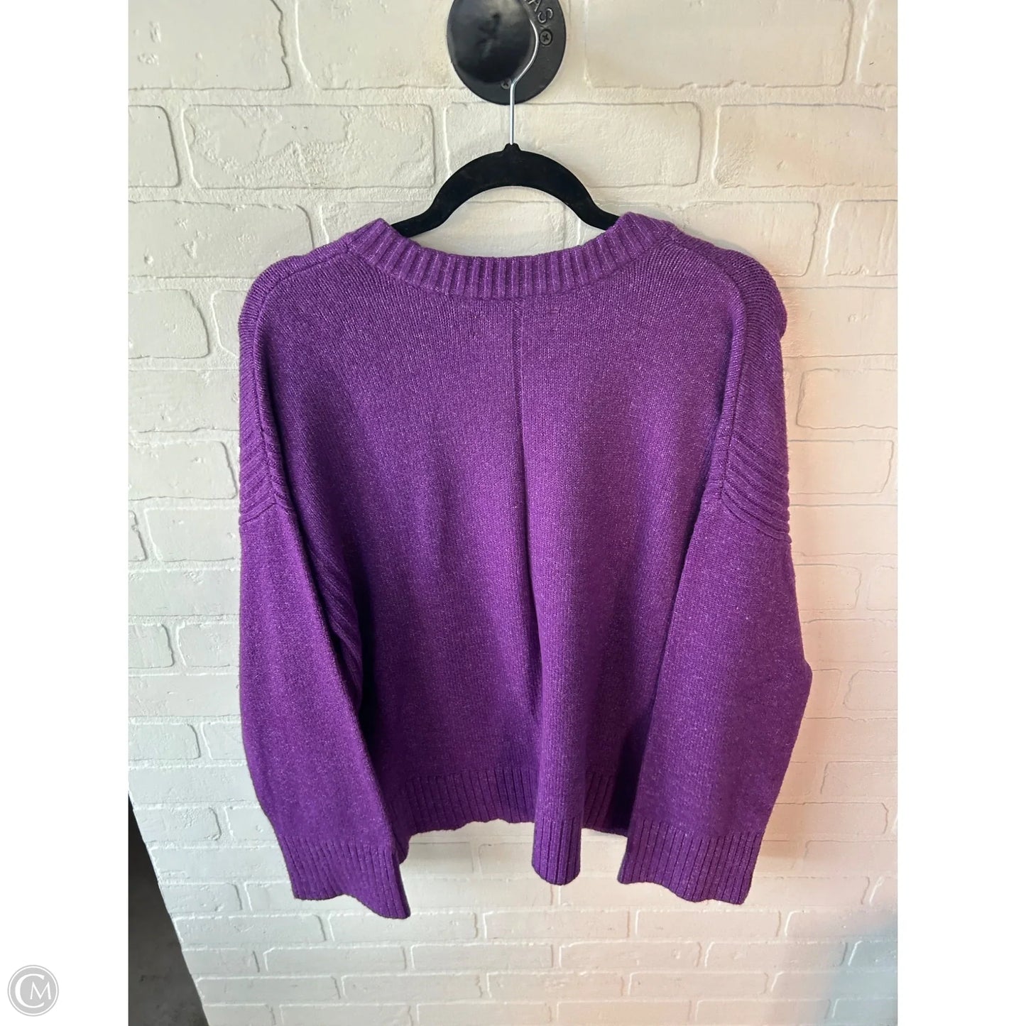 Sweater By Loft In Purple, Size: L