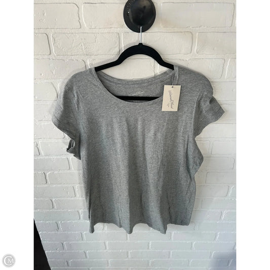 Top Short Sleeve Basic By Universal Thread In Grey, Size: Xxl