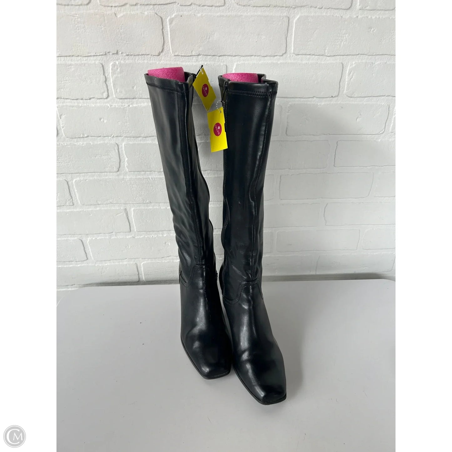 Boots Knee Heels By St Johns Bay In Black, Size: 8