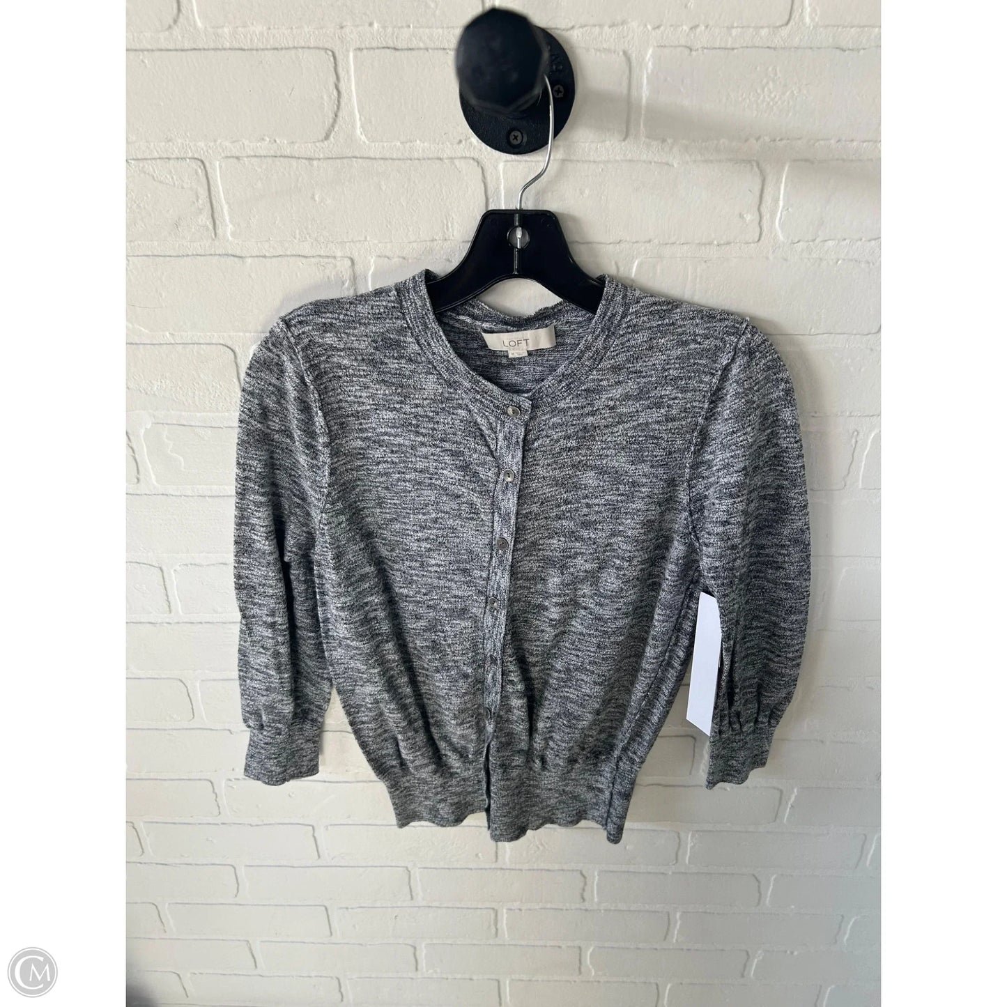 Cardigan By Loft In Grey, Size: M