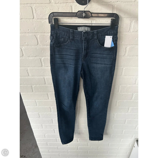 Jeans Skinny By Wit & Wisdom In Blue Denim, Size: 0