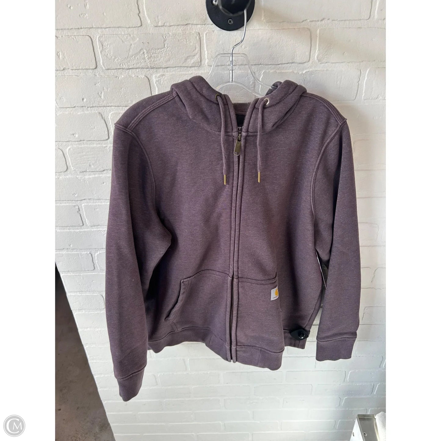 Sweatshirt Hoodie By Carhartt In Purple, Size: Xl