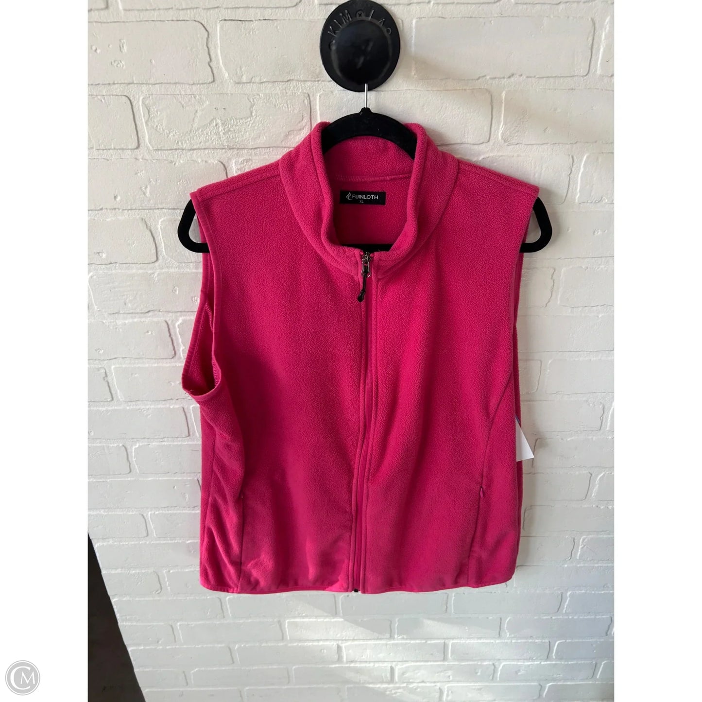 Vest Fleece By Cme In Pink, Size: Xl