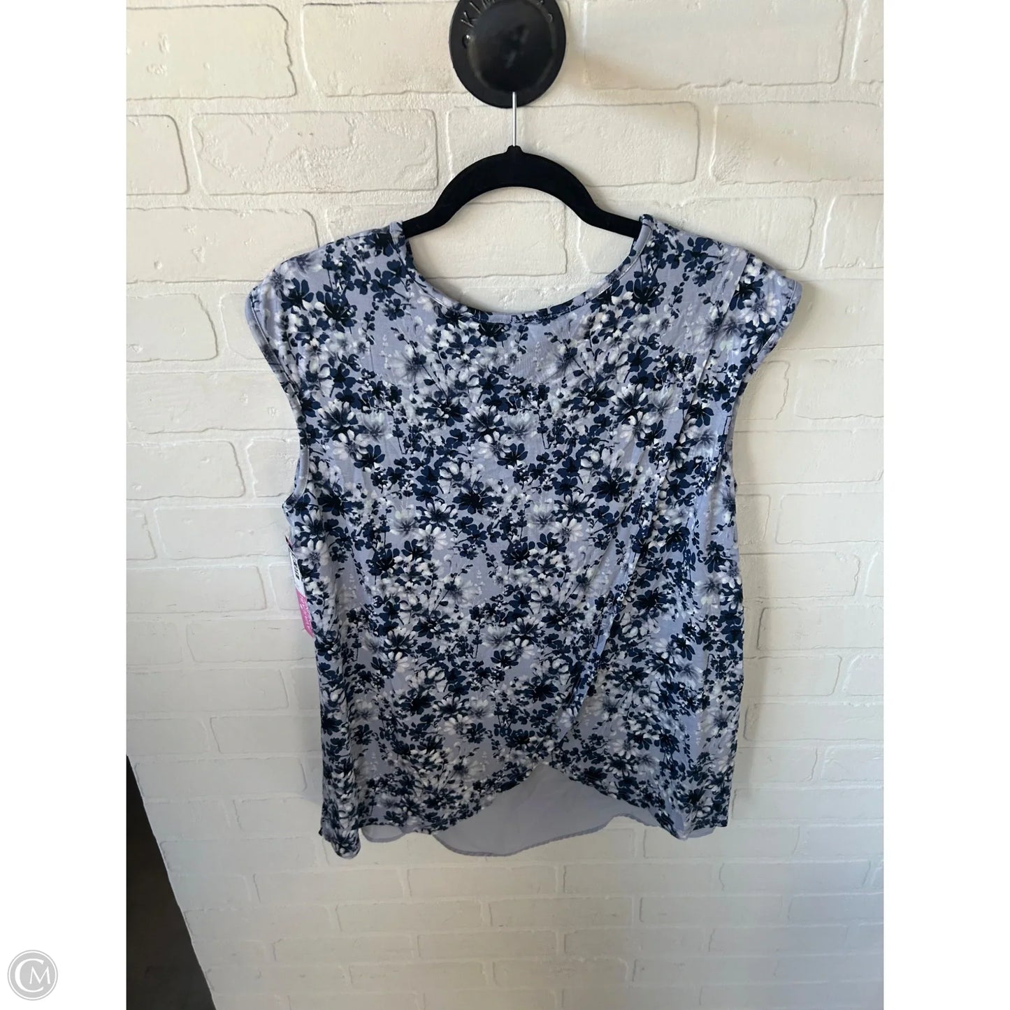 Top Short Sleeve By Rose And Olive In Blue, Size: L