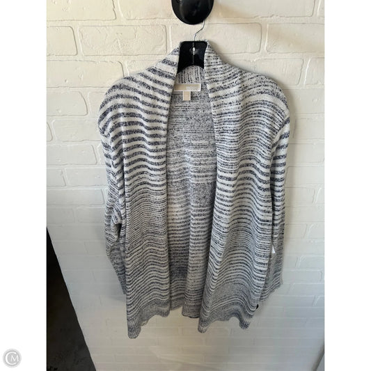 Sweater Cardigan By Michael By Michael Kors In Blue & White, Size: 2x