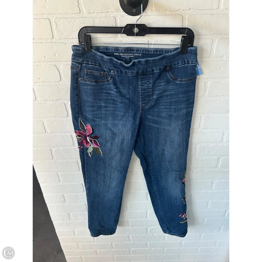 Jeans Jeggings By Chicos In Blue Denim, Size: 8