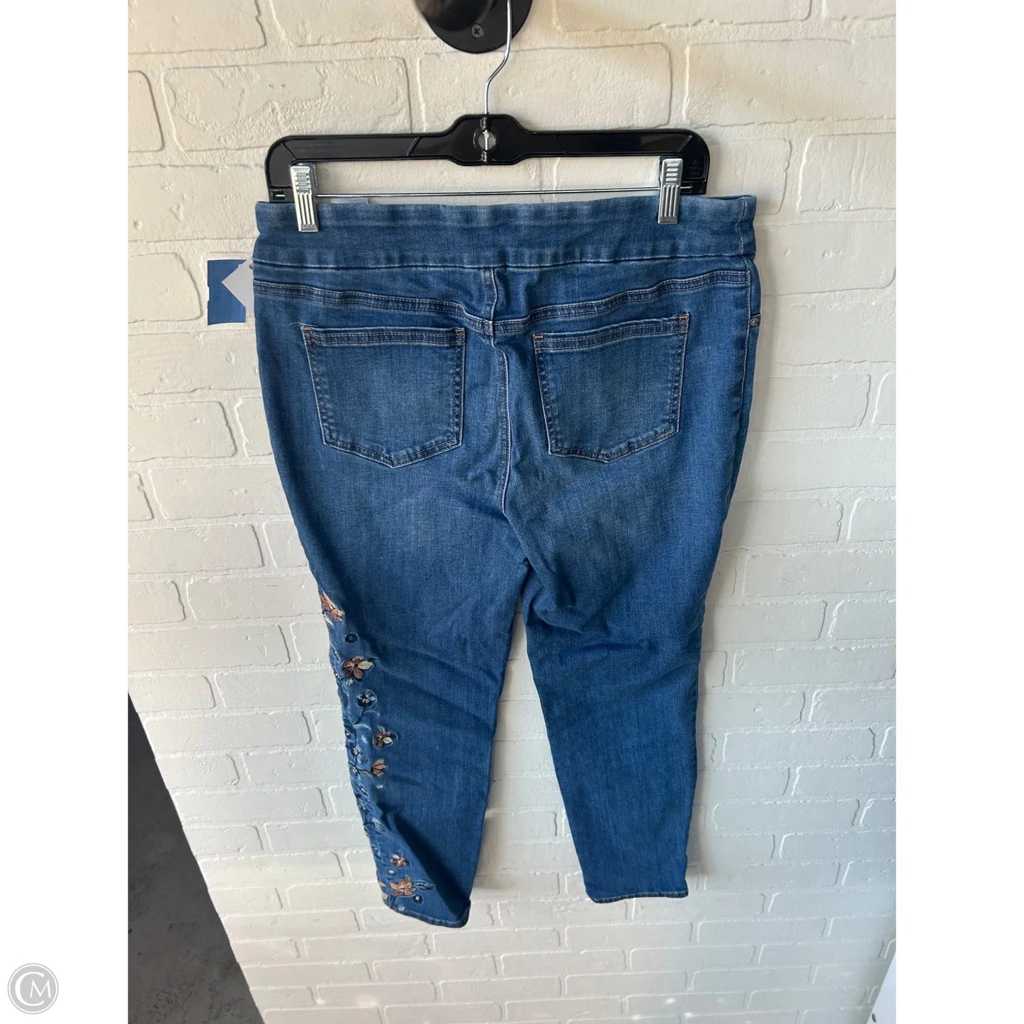 Jeans Jeggings By Chicos In Blue Denim, Size: 8