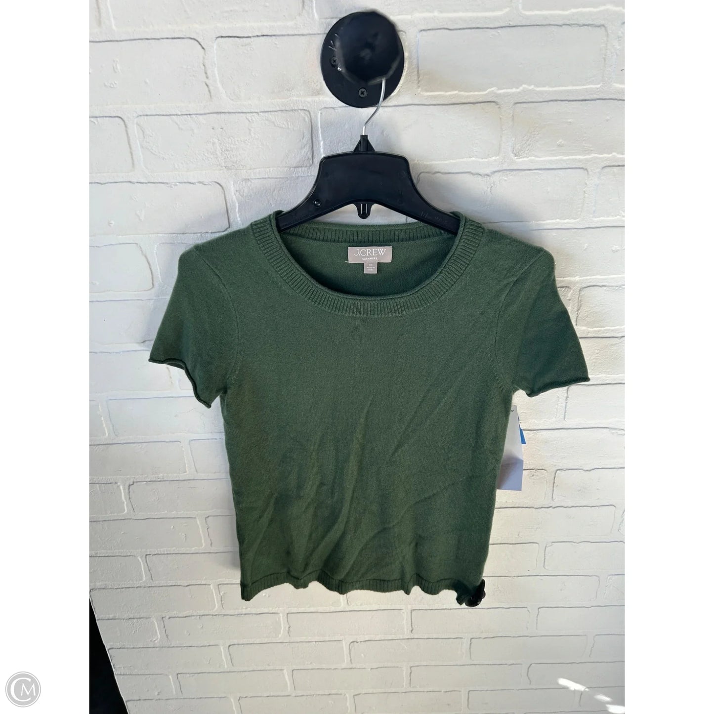 Sweater Cashmere By J. Crew In Green, Size: Xs