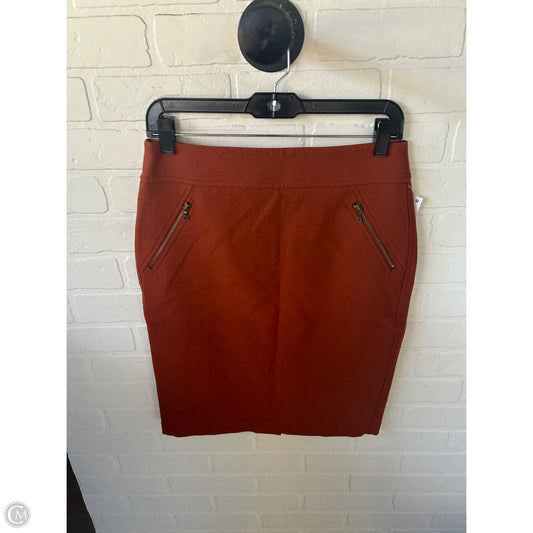 Skirt Mini & Short By Loft In Orange, Size: 4
