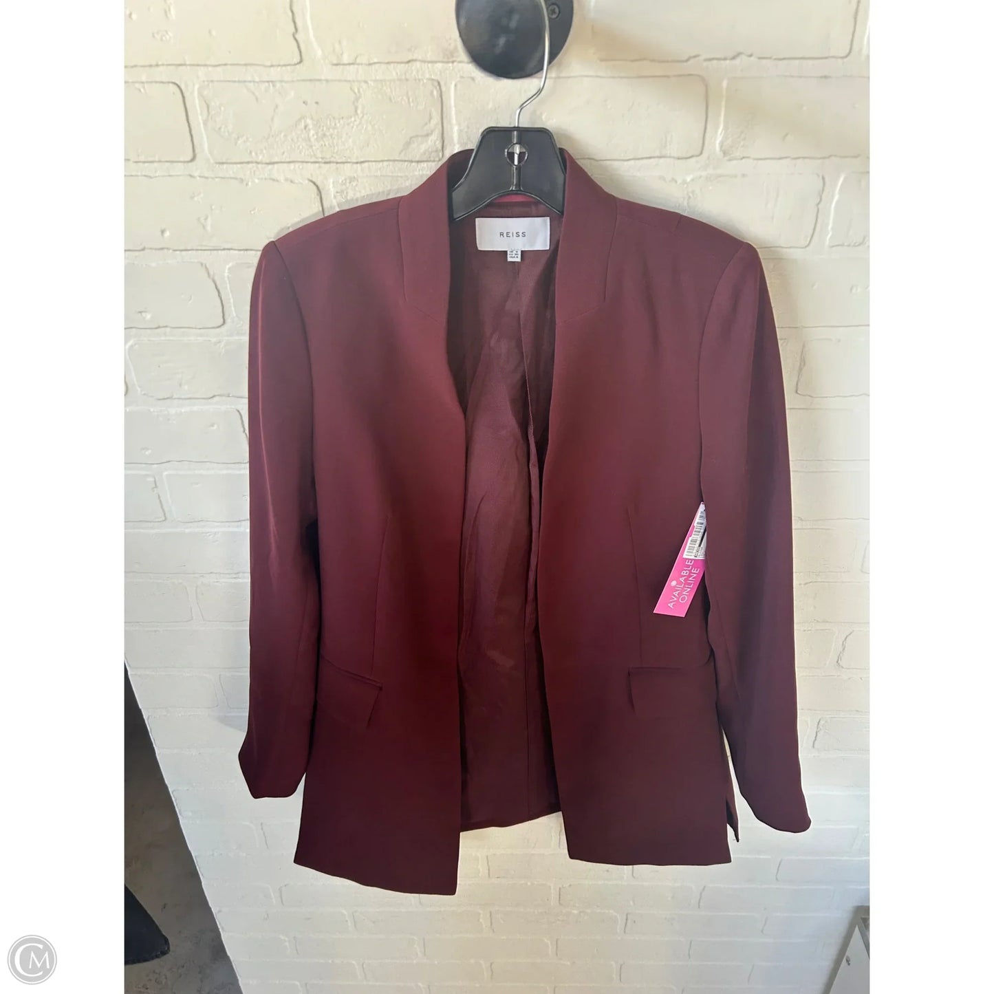 Blazer By Reiss In Red, Size: S