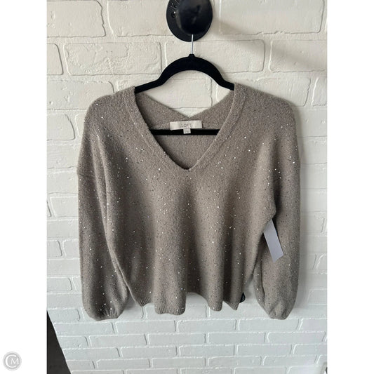Sweater By Loft In Tan, Size: M