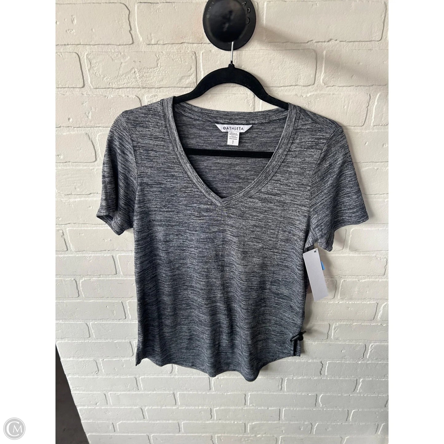 Athletic Top Short Sleeve By Athleta In Blue, Size: S