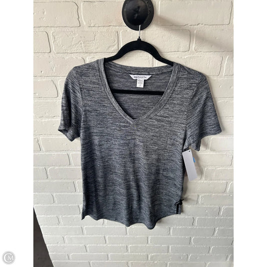 Athletic Top Short Sleeve By Athleta In Blue, Size: S