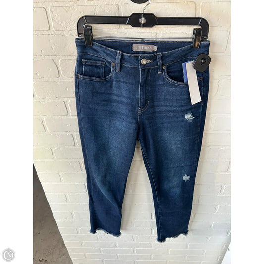 Jeans Straight By Just Usa In Blue Denim, Size: 4