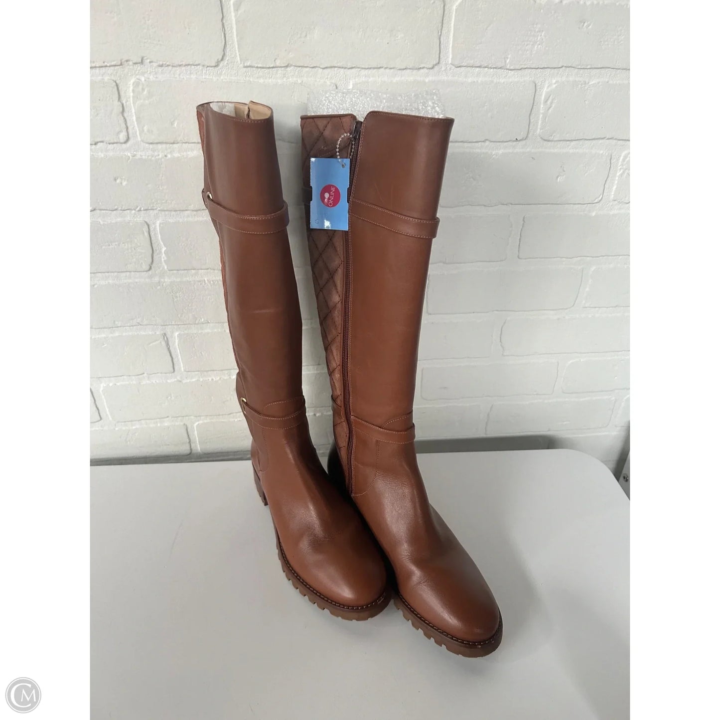 Boots Knee Flats By Talbots In Brown, Size: 7.5