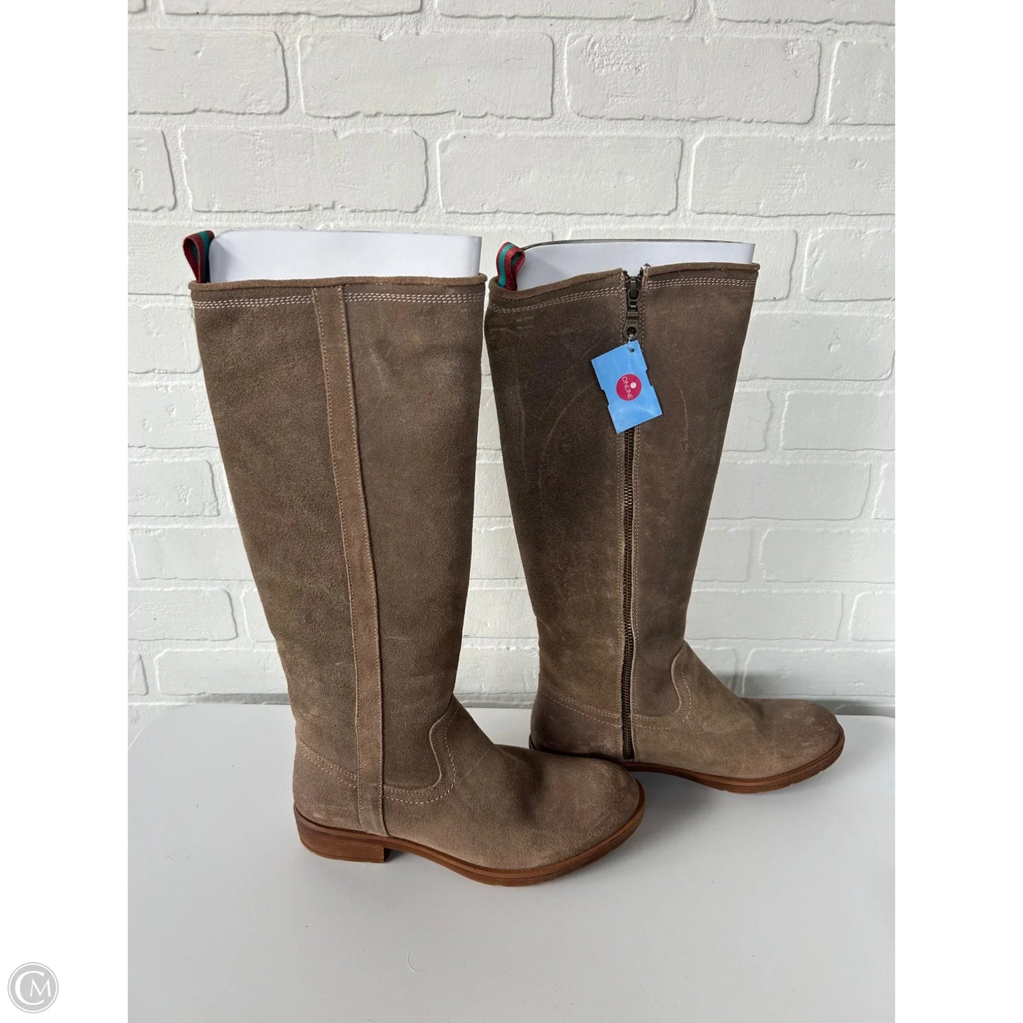 Boots Knee Flats By Sofft In Tan, Size: 8.5