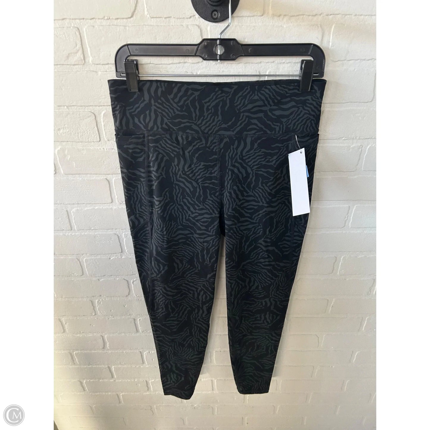 Athletic Leggings By Sweaty Betty In Black & Grey, Size: 12