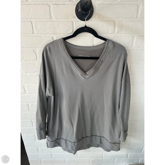 Top Long Sleeve By Soft Surroundings In Grey, Size: L