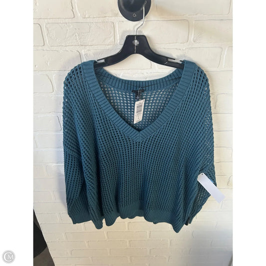 Sweater By Torrid In Blue, Size: L