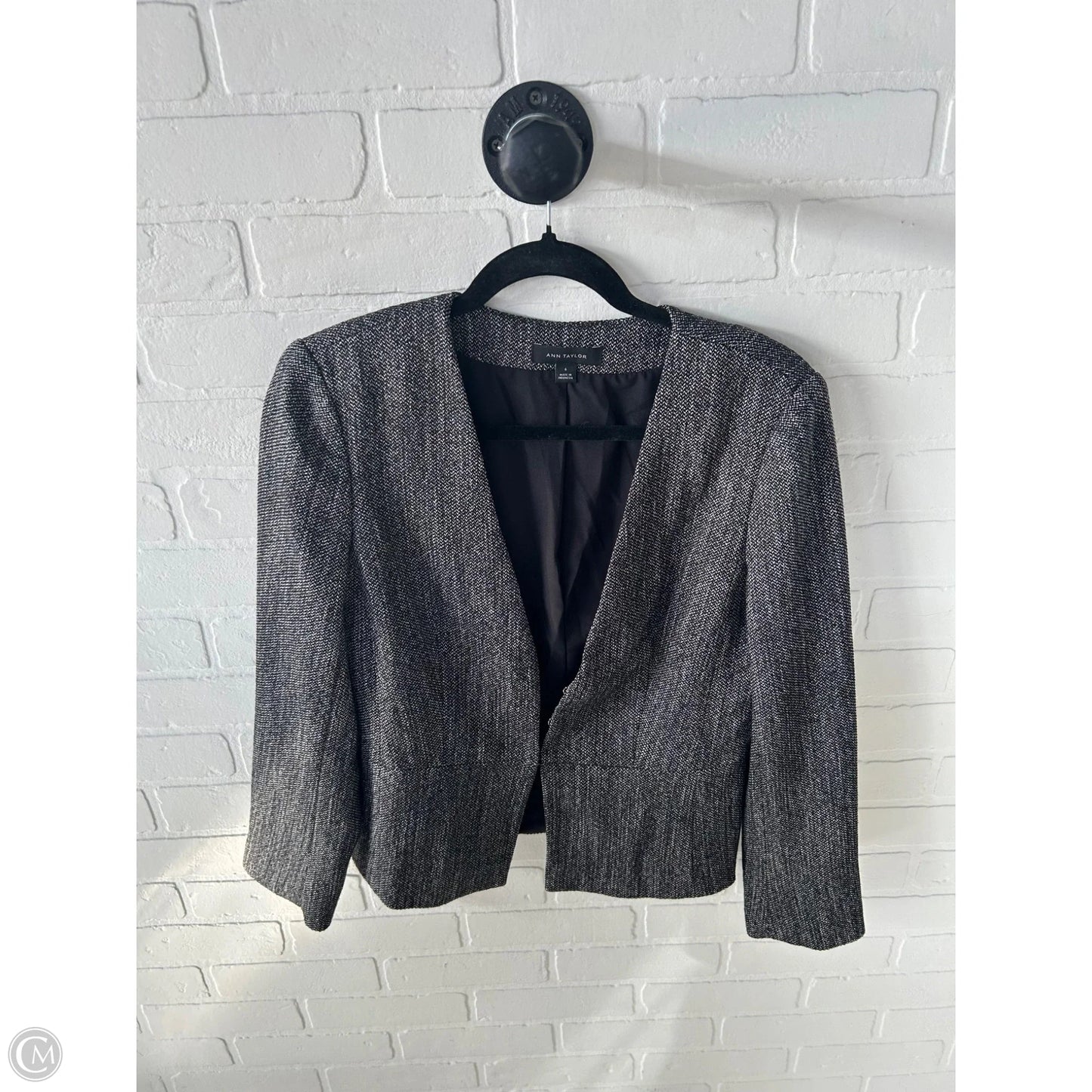 Blazer By Ann Taylor In Black, Size: S