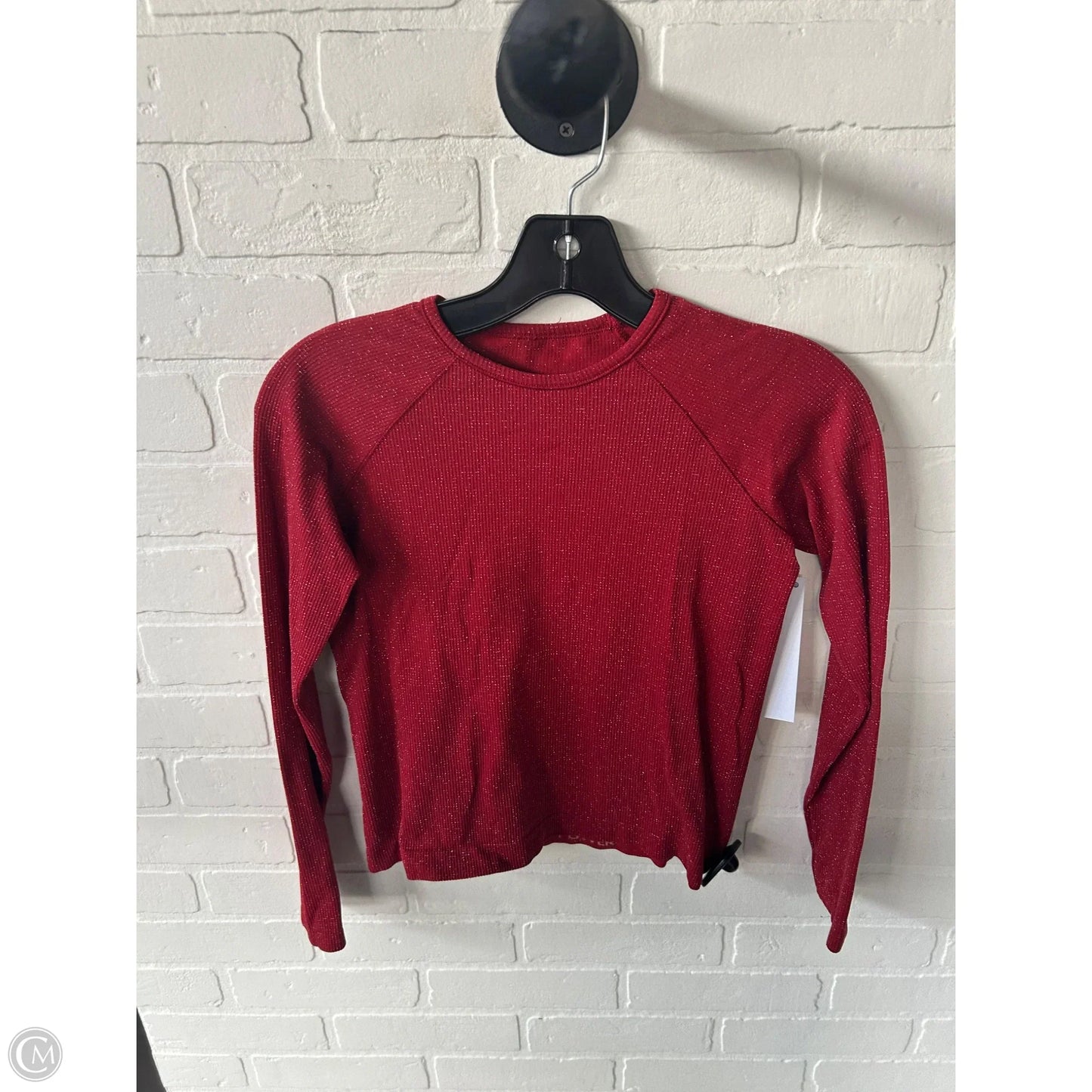 Athletic Top Long Sleeve Crewneck By Athleta In Red, Size: Xs