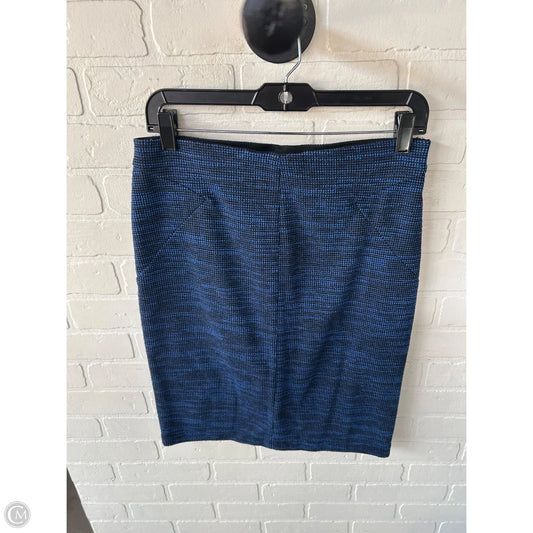 Skirt Mini & Short By Elle In Black & Blue, Size: 8