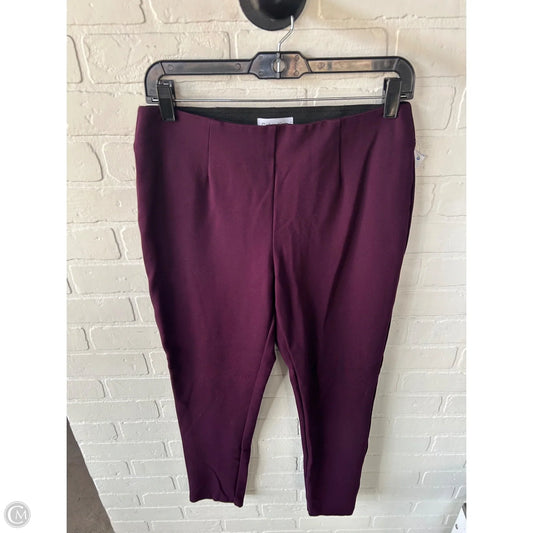 Pants Dress By Calvin Klein In Purple, Size: 10