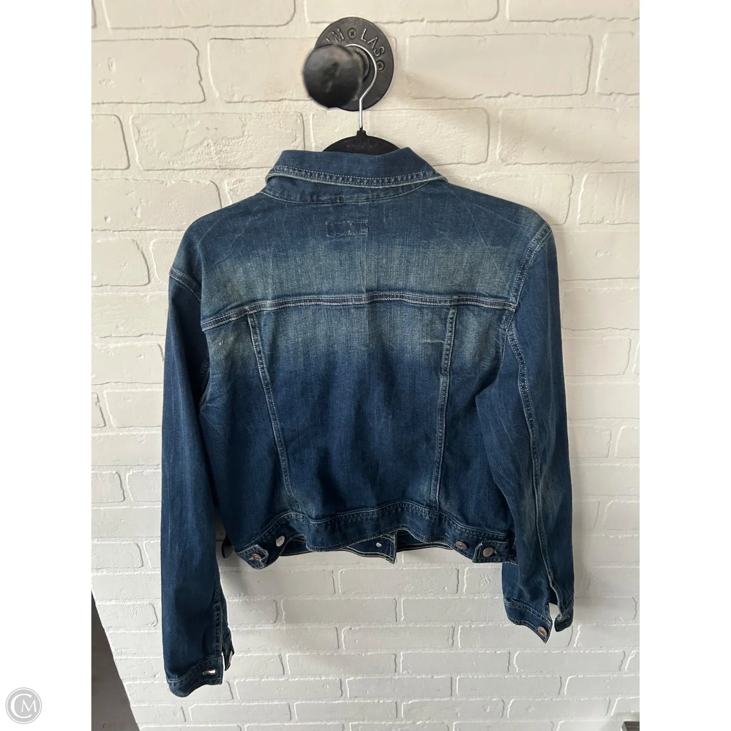 Jacket Denim By Gap In Blue Denim, Size: L