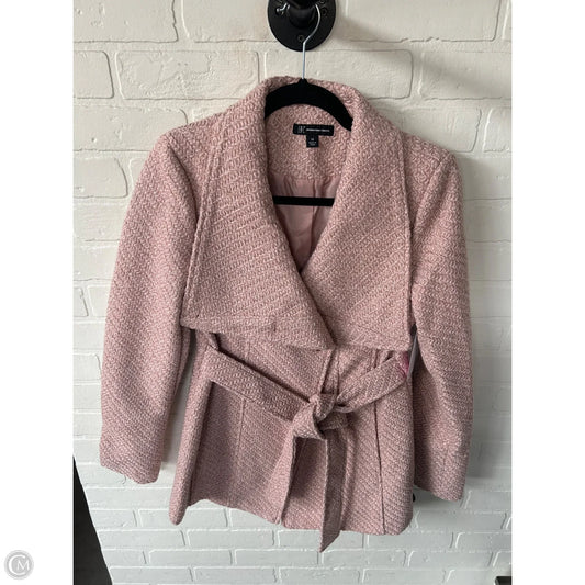 Coat Peacoat By Inc In Pink, Size: Xs