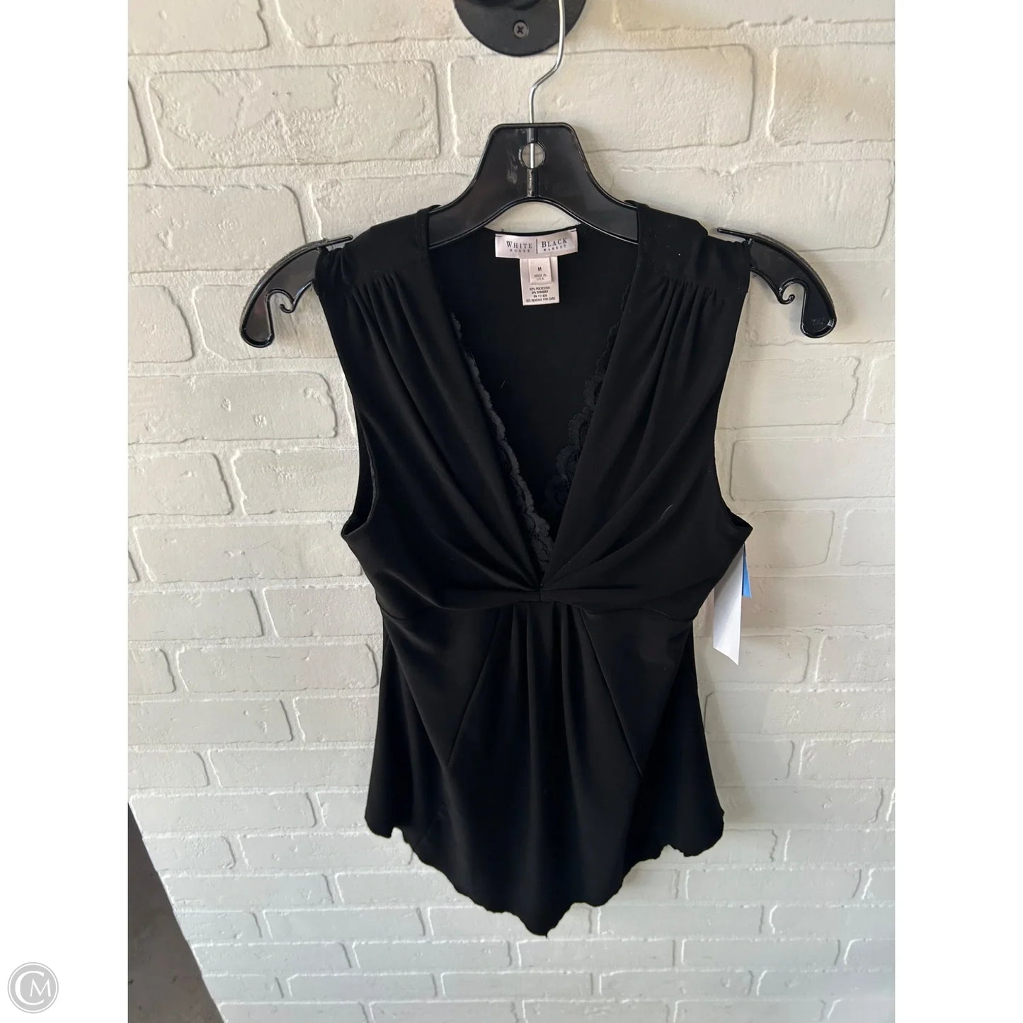 Top Sleeveless By White House Black Market In Black, Size: M