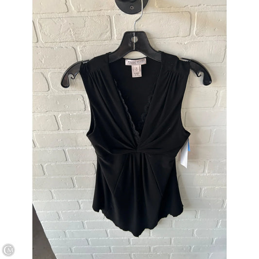 Top Sleeveless By White House Black Market In Black, Size: M