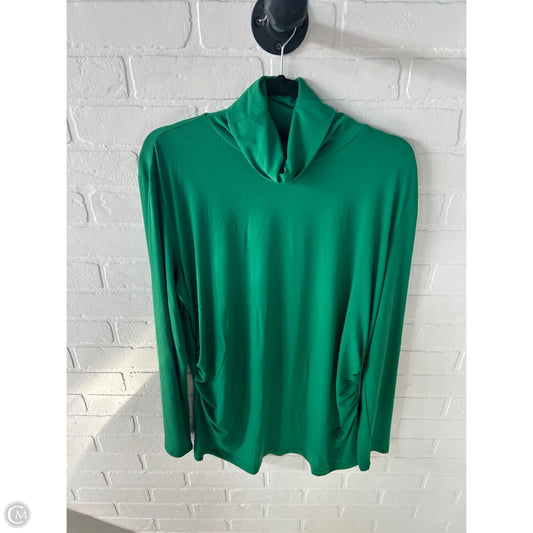 Top Long Sleeve By New York And Co In Green, Size: Xxl