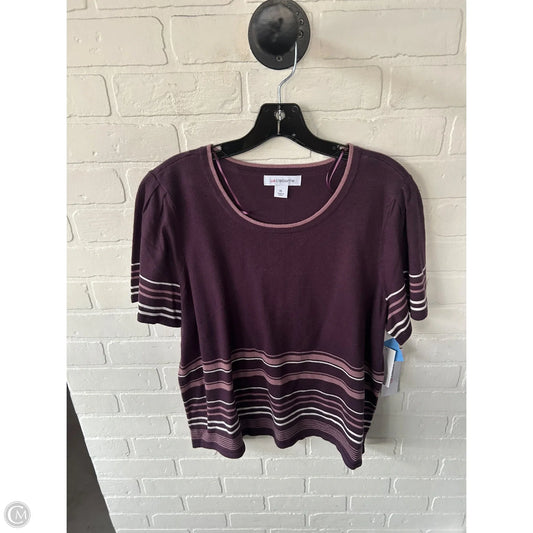 Cardigan By Liz Claiborne In Grey, Size: M